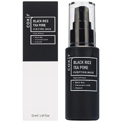 Изображение товара Маска для лица COXIR глубокое очищение пор 50мл с экстрактом черного риса