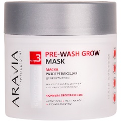 Изображение товара Маска разогревающая для роста волос ARAVIA PROFESSIONAL Pre-wash Grow Mask, 300 мл