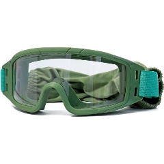 Изображение товара Маска стрелковая ShotTime Puma, защитная, оправа зеленая, линза прозрачная