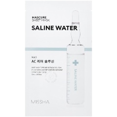 Изображение товара Маска тканевая для лица Missha Saline Water гипоаллергенная 1 шт