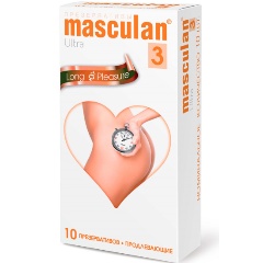 Изображение товара Презервативы Маскулан Masculan 3 Ultra продлевающие №10