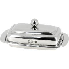 Изображение товара Масленка TalleR Холли 19х10.5х8 см, нерж. сталь (TR-61216)