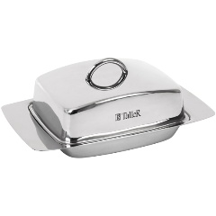 Изображение товара Масленка TalleR Адела 17.5х11х8 см, нерж. сталь (TR-61217)