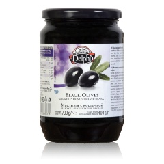 Изображение товара Маслины Delphi с косточкой в рассоле 700 г