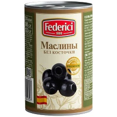 Изображение товара Маслины FEDERICI без косточки 300 г