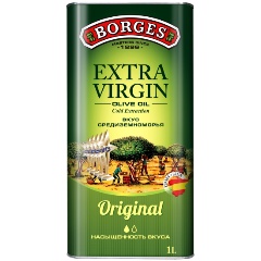 Масло оливковое BORGES EXTRA VIRGIN, 1л. — купить в интернет-магазине ...