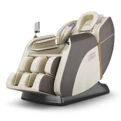 Изображение товара Массажное кресло UNIX Med Amelia Beige с функциями Zero Gravity и воздушным массажем