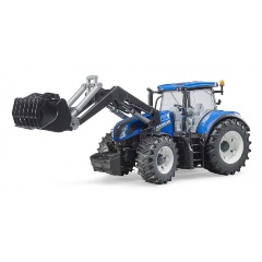 Изображение товара Масштабная модель трактора New Holland T7.315 с погрузчиком 1:16 для детей