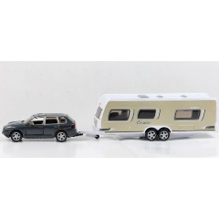 Изображение товара Масштабная модель SIKU 2542 Машина с домом на колесах и аксессуарами