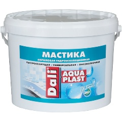 Изображение товара Мастика гидроизоляционная Dali Aquaplast, универсальная, акриловая, 9 л