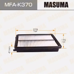 Изображение товара Фильтр воздушный MASUMA MFA-K370