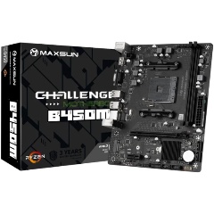 Изображение товара Материнская плата MAXSUN CHALLENGER B450M AM4 microATX с HDMI VGA SATA и M.2