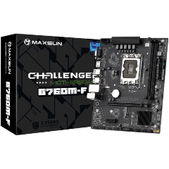 Изображение товара Материнская плата MAXSUN CHALLENGER B760M-F для Intel LGA1700 microATX
