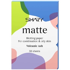 Изображение товара Матирующие салфетки для лица Shary Вулканический пепел 12 г быстрое матирование