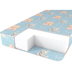 Изображение товара Детский матрас Alis Е12Б Емеля 60х120 см средняя жесткость Россия