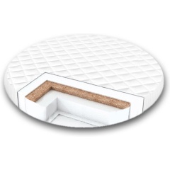 Изображение товара Матрас круглый Alis СК75Т Садко трикотаж 75х75х10 см