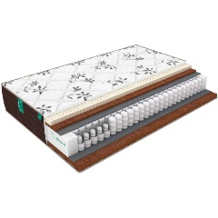 Изображение товара Матрас Sleeptek Duplex LatexStrong Cocos 120х200 ортопедический натуральный