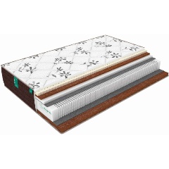 Изображение товара Матрас Sleeptek Lux Assorti Cocos 160х200 с независимыми пружинами и высокой жесткостью