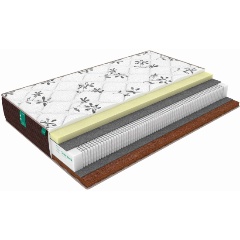 Изображение товара Матрас Sleeptek Lux Memo Cocos 90х200 с эффектом памяти и пружинным блоком
