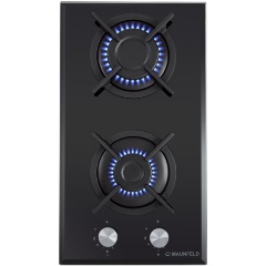 Изображение товара Газовая варочная панель Maunfeld EGHG.32.1CB/G 2 конфорки стекло автомат электроподжиг