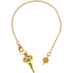 Изображение товара Маятник АМУЛЕТИКА BLM007-G для биолокации, цвет золотой