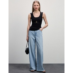 Изображение товара Майка ZARINA 4226512412-50 женская, цвет черный, размер L