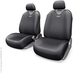 Изображение товара Майки AUTOPROFI R-1 SPORT PLUS полиэстер черные для передних сидений универсальные