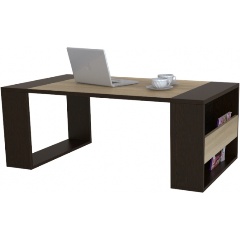 Изображение товара Стол журнальный МЕБЕЛИК BeautyStyle 25 венге/сонома без стекла