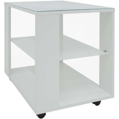 Изображение товара Стол журнальный МЕБЕЛИК BeautyStyle 5 белый/Luminar 189