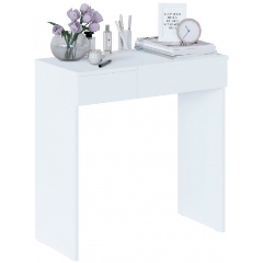Изображение товара Стол МЕБЕЛЬНАЯ ФАБРИКА СОКОЛ СП-22 раскладной белый для косметики и работы