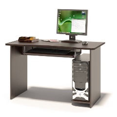 Изображение товара Стол компьютерный МЕБЕЛЬНАЯ ФАБРИКА "СОКОЛ" КСТ-04.1 Венге