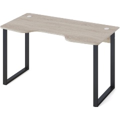 Изображение товара Стол компьютерный МЕБЕЛЬНАЯ ФАБРИКА "СОКОЛ" КСТ-19 Стол компьютерный Дуб сонома