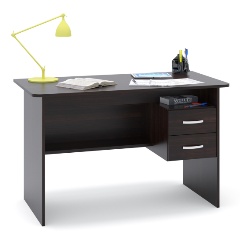 Изображение товара Стол письменный МЕБЕЛЬНАЯ ФАБРИКА “СОКОЛ” СПм-07.1 Венге