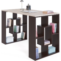 Изображение товара Стол письменный Мебельная фабрика СОКОЛ СПм-15 Венге Беленый дуб