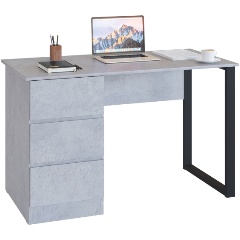 Изображение товара Стол письменный МЕБЕЛЬНАЯ ФАБРИКА "СОКОЛ" СПм-205 Бетон