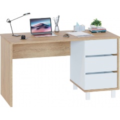 Изображение товара Стол письменный МЕБЕЛЬНАЯ ФАБРИКА "СОКОЛ" СПм-210 Дуб сонома/белый