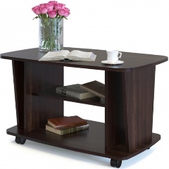 Изображение товара Стол журнальный МЕБЕЛЬНАЯ ФАБРИКА "СОКОЛ" СЖ-3 Венге5 (Уценка)