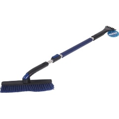 Изображение товара Щетка для очистки снега MEGAPOWER M-71013BL телескопическая, поворотная, со съемным скребком и мягкой ручкой, 102-137см