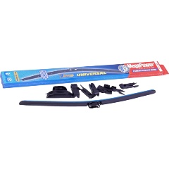 Изображение товара Щетка стеклоочистителя MEGAPOWER UNIVERSAL ALL SEASONS, 475мм/19", бескаркасная, 7 адаптеров в комплекте