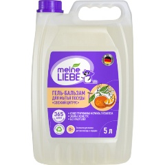 Изображение товара Гель-бальзам для мытья посуды MEINE LIEBE Свежий цитрус, 5 л