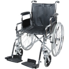 Изображение товара Кресло-коляска механическая Barry B3 с принадлежностями 46 см