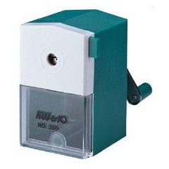 Изображение товара Точилка для карандашей механическая Kw-Trio 305Agrn 1 отверстие пластик зеленый