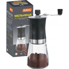 Изображение товара Мельница Mallony Mulino для ручного помола кофейных зерен, 6,6*18 см