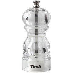 Изображение товара Мельница для специй Tima 14,3 см MP001 из граненого акрила с керамическими жерновами
