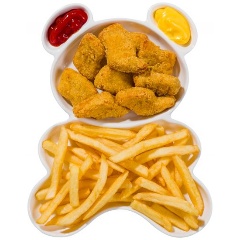 Изображение товара Менажница 4-х секционная Elan Gallery "Медвежонок"