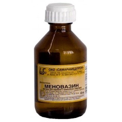 Изображение товара Лекарственное средство Меновазин р-р 40мл (Самарамедпром ОАО)