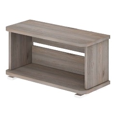 Изображение товара Стеллаж МЭРДЭС СБ-25/1 Н Нельсон 1 этажный модульный ДСП серый