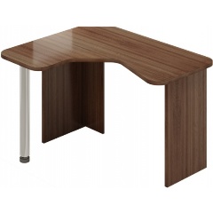 Изображение товара Стол компьютерный МЭРДЭС игровой-угловой СКЛ-ИгрУгл120 Ш шамони-Ч левый