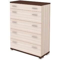 Изображение товара Комод МЭРДЭС КМ-2 КВ Карамель/Венге