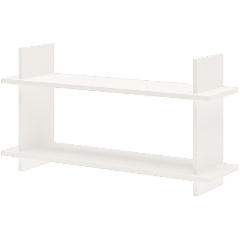 Изображение товара Полка навесная МЭРДЭС Пл2 БЕ белый Cross